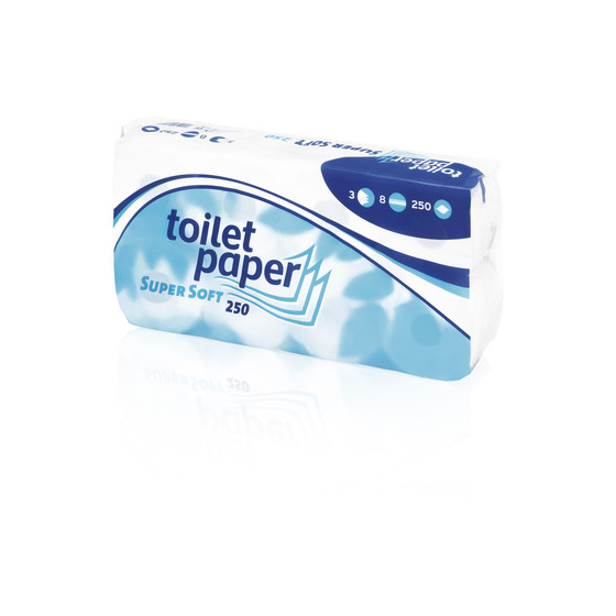 Toilettenpapier 3-lagig hochweiß, 72 Rollen im Umpack