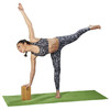 Yoga-Block 23 x 15 x 7,5 cm Gelb