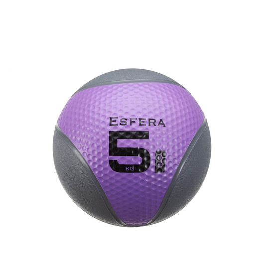 Medizinball Esfera 5 kg Lila