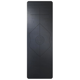 YogaMat® Vidaflor aus Naturkautschuk 180 x 60 x 0,3 cm Schwarz