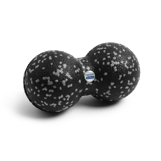 Faszienball Trendy Dupla 8 cm Schwarz/Grau