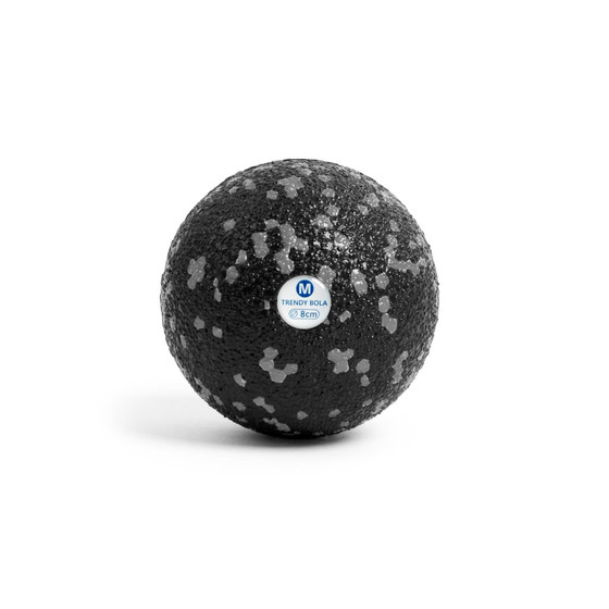 Faszienball Trendy Bola 8 cm Schwarz/Grau