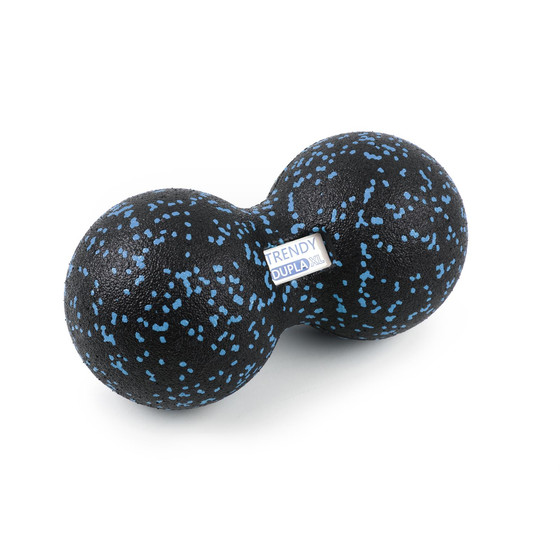 Faszienball Trendy Dupla 12 cm Schwarz/Blau