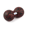 Faszienball Trendy Dupla 12 cm Schwarz/Rot