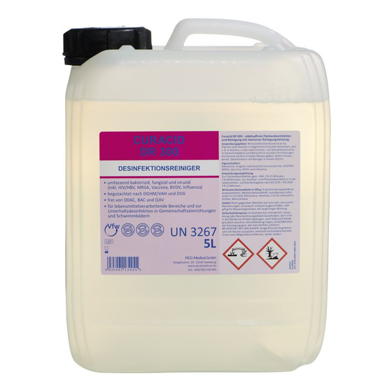 CURACID DR300 Desinfektionsreiniger-Konzentrat 5 Liter