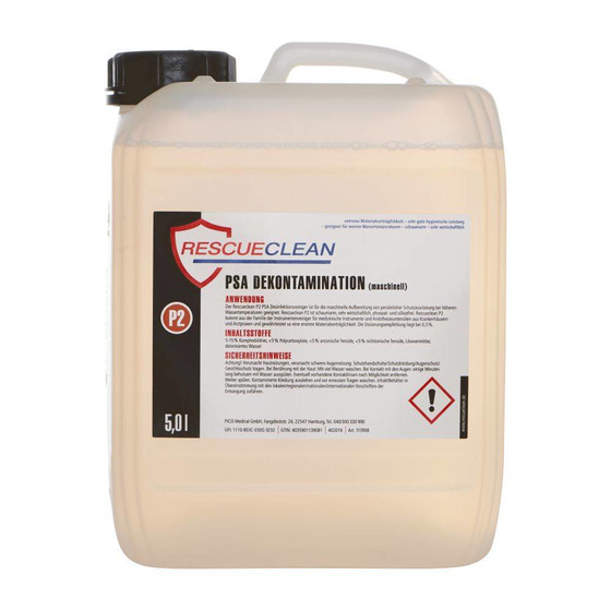 RESCUECLEAN P2 PSA Dekontamination 5 Liter