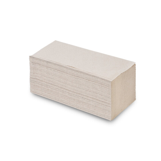 SemyTop Papierhandtuch, V-Falz, 1-lagig, recycling natur, 25 x 23 cm, 5.000 Blatt