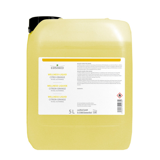 cosiMed Wellness-Liquid Citro-Orange (70 % Ethanol) 5 Liter